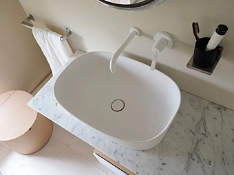 Countertop Oval Washbasin Cristalplant AGAPE NEB Countertop Oval Washbasin Cristalplant AGAPE NEB factory Agape from Italy
