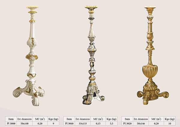 Candlestick TONIN CASA PI 3000 factory TONIN CASA from Italy. Foto №1