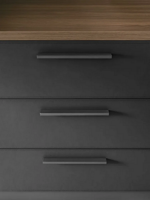 L-shaped wooden executive desk INCA I 4 Mariani factory i 4 Mariani from Italy. Foto №11