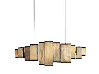 Pendant lamp Lais made of metal BAXTER factory BAXTER from Italy