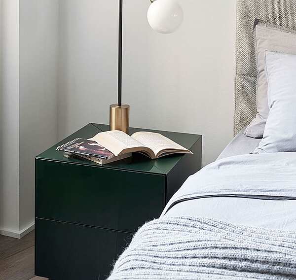 Bedside table MERIDIANI (CROSTI) Karl factory MERIDIANI (CROSTI) from Italy. Foto №8