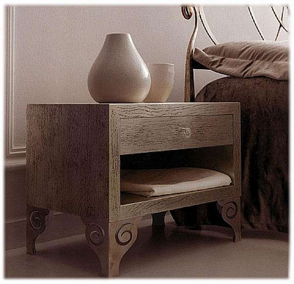 Bedside table CORTE ZARI Art. 402 factory CORTE ZARI from Italy. Foto №1