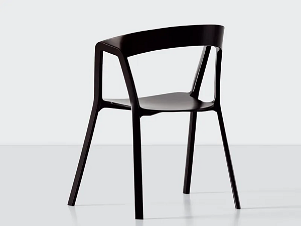 Stackable polypropylene chair Compas Kristalia factory Kristalia from Italy. Foto №2