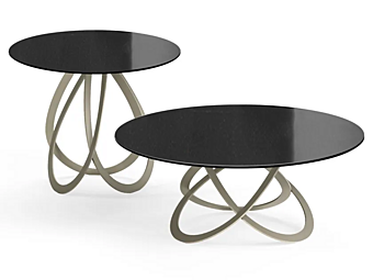 Round Crystal Coffee Table Eforma Febe Low factory Eforma from Italy