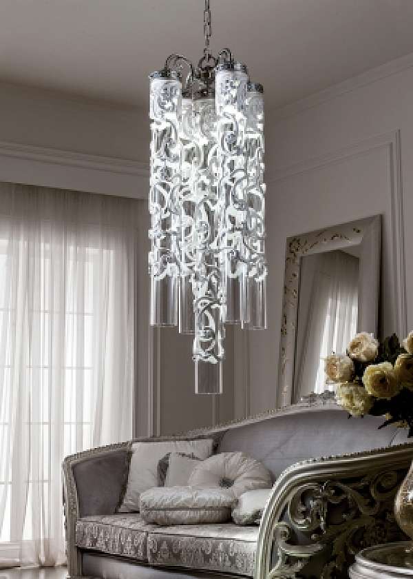 Chandelier STILE LEGNO 8084 factory STILE LEGNO from Italy. Foto №1