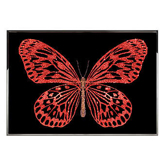 Panel, picture RED BUTTERFLY