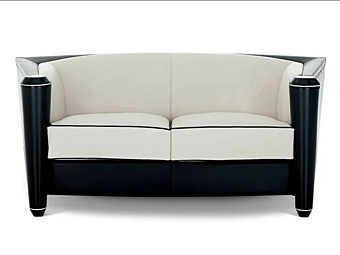 Leather sofa with soft back Marnie I 4 Mariani