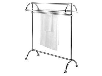 Standing Metal Towel Rack Gentry Home Unique Collection factory Gentry Home from Italy