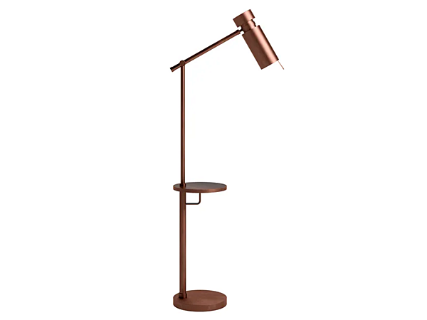 Adjustable Metal Floor Lamp with Shelf CPRN HOMOOD Sesto Senso S581 factory CPRN HOMOOD from Italy. Foto №1