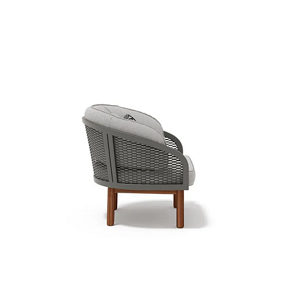 Fabric garden armchair with armrests Atmosphera Cyrano CYR.PL factory ATMOSPHERA from Italy. Foto №9