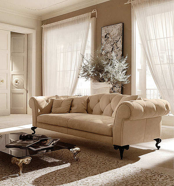 Couch CANTORI Chic Atmosphere GEORGE 1876.6800 factory CANTORI from Italy. Foto №2