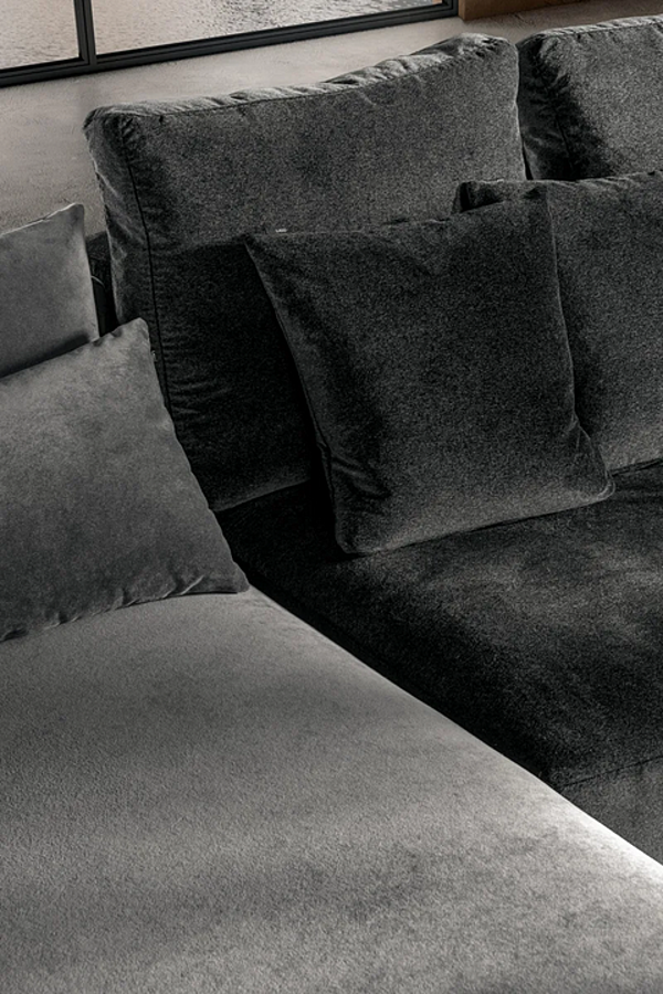 Modular Sofa with Chaise Longue Air 0949 LAGO factory LAGO from Italy. Foto №4