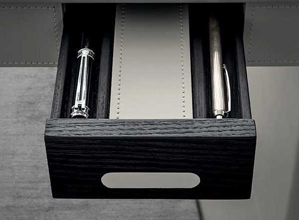 Wooden executive desk with drawers I 4 Mariani Noah factory i 4 Mariani from Italy. Foto №14