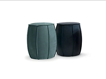 Pouf Bongo из кожи BAXTER  Bongo factory BAXTER from Italy