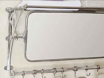 Wall Mounted Metal Bathroom Mirror Gentry Home Unique Design Wall Mounted Metal Bathroom Mirror Gentry Home Unique Design factory Gentry Home from Italy