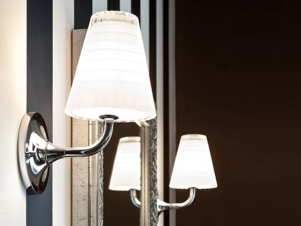 Crystal wall lamp Fabbian Flow collection factory Fabbian from Italy. Foto №4