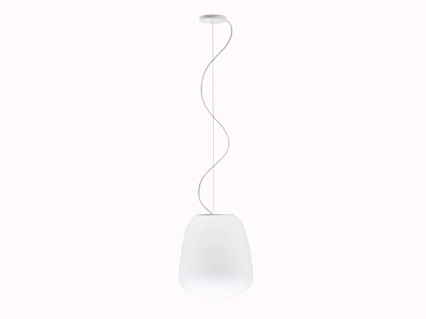 Glass pendant lamp Fabbian Lumi Baka factory Fabbian from Italy. Foto №2