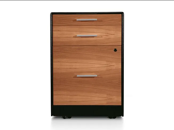 Wooden office drawer unit with lock i 4 Mariani Ares factory i 4 Mariani from Italy. Foto №2