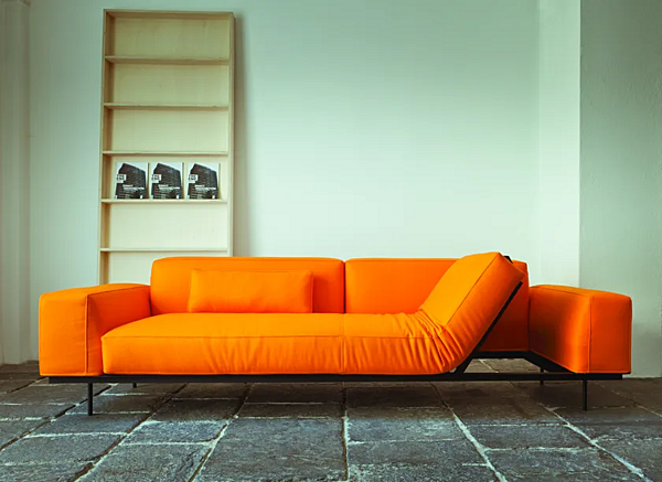 Sectional recliner sofa fabric or leather VIBIEFFE 535 Sit Up factory VIBIEFFE from Italy. Foto №12