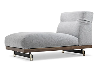 Upholstered fabric chaise longue Niky i 4 Mariani