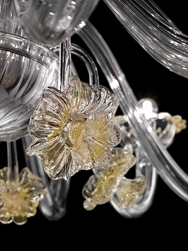 Chandelier Barovier&Toso Nekhel 5705/12 factory Barovier&Toso from Italy. Foto №2