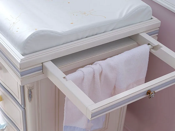 Wooden chest of drawers with changing table Savio Firmino 3350 3350CAS factory SAVIO FIRMINO from Italy. Foto №4