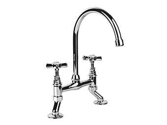 2 Hole Steel Bridge Mixer Tap Victoria Gaia Mobili factory GAIA from Italy