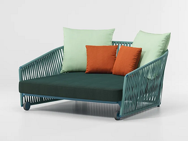 Garden bed with castors KETTAL Bitta Lounge factory KETTAL from Italy. Foto №4