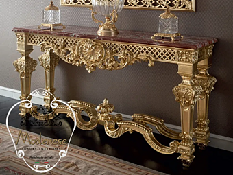 Rectangular wooden console table Modenese Luxury Interiors 15621 Rectangular wooden console table Modenese Luxury Interiors 15621 factory MODENESE GASTONE from Italy