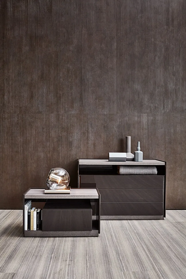Wooden bedside table with drawers Molteni & C 5050 factory Molteni & C.(+VITRA) from Italy. Foto №2