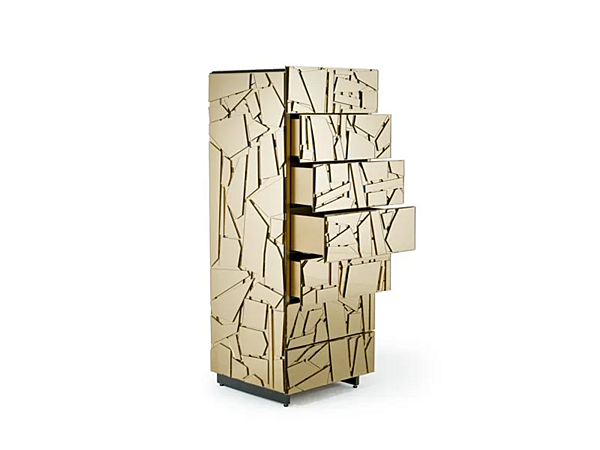 Glass sideboard with doors Edra Scrigno factory EDRA from Italy. Foto №3