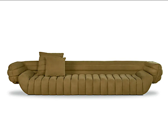 Leather sofa Tactile BAXTER factory BAXTER from Italy