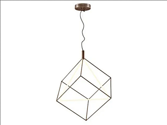 Metal pendant lamp Spectrum Gallotti Radice Metal pendant lamp Spectrum Gallotti Radice factory Gallotti & Radice from Italy