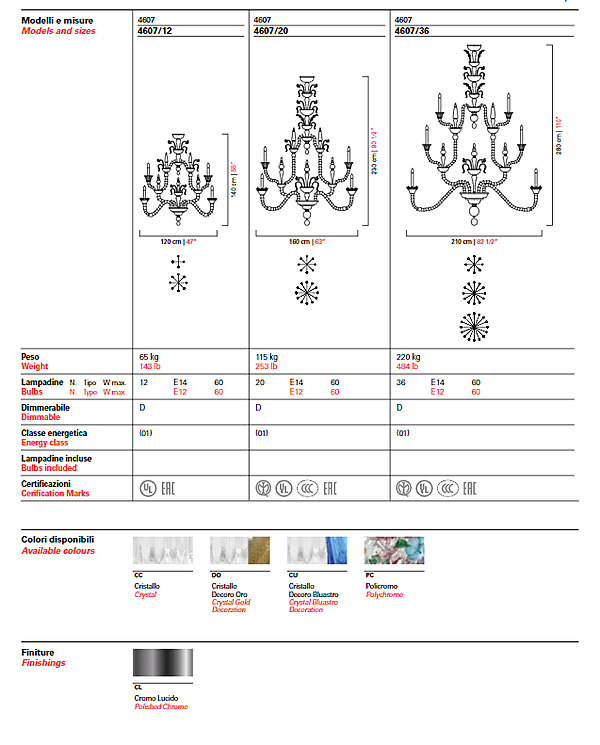 Chandelier Barovier &Toso 4607/36 factory Barovier&Toso from Italy. Foto №8