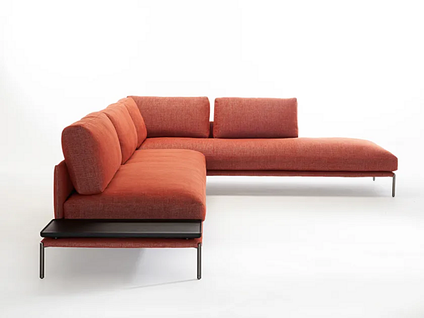 Corner sectional fabric sofa Noah ZANOTTA factory ZANOTTA from Italy. Foto №1