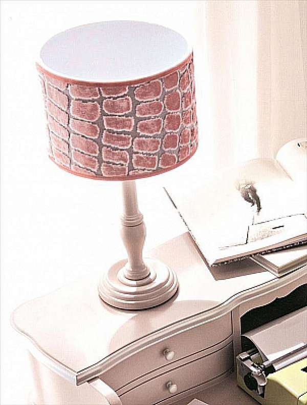 Table lamp CORTE ZARI Art. 1432-R factory CORTE ZARI from Italy. Foto №1