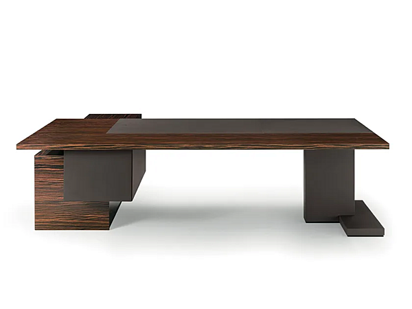 L-shaped wooden executive desk INCA I 4 Mariani factory i 4 Mariani from Italy. Foto №1