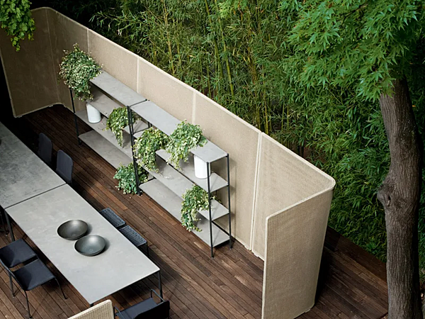 Garden partition Abri PAOLA LENTI из текстиля коллекции Abri factory PAOLA LENTI from Italy. Foto №2