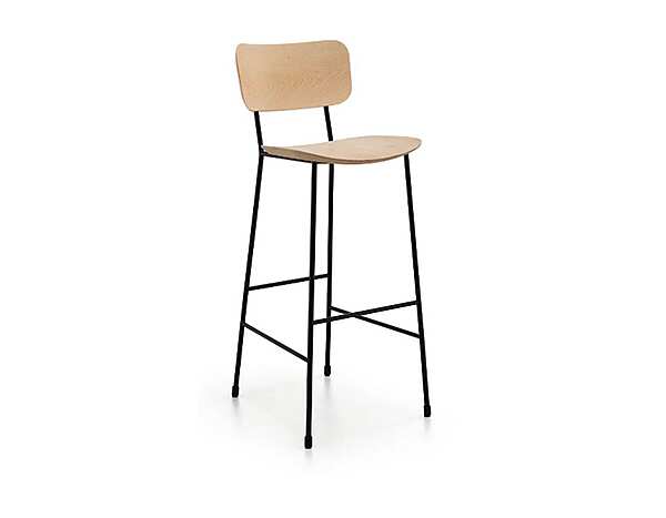 Bar stool MIDJ Piuma S2210HW factory MIDJ from Italy. Foto №1