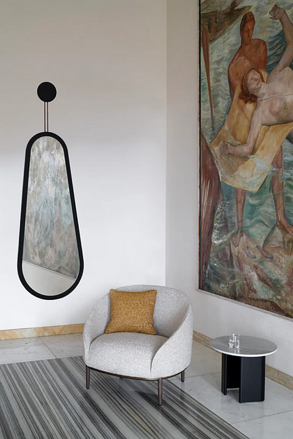 Wall mounted framed mirror Potocco Stilla 890 S 890/S factory POTOCCO from Italy. Foto №2