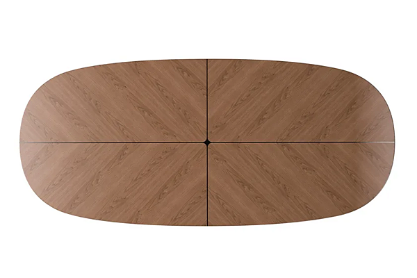Walnut dining table AGO GIORGETTI 70400, 70405 factory GIORGETTI from Italy. Foto №3
