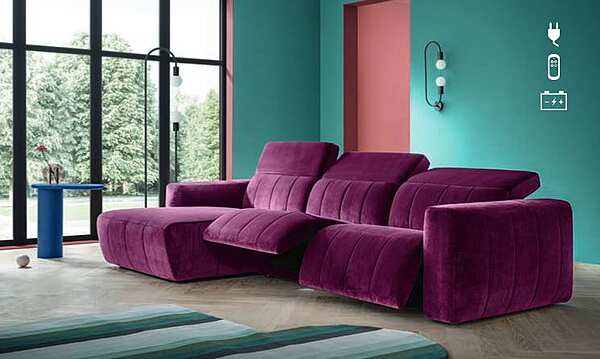 Couch Felis "SOFTLIVING" KENSINGTON F02 factory FELIS from Italy. Foto №10