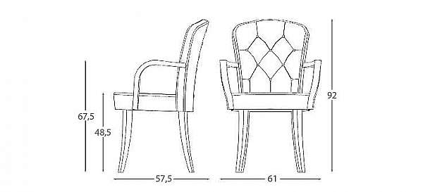 Chair MONTBEL 00121K factory MONTBEL from Italy. Foto №2