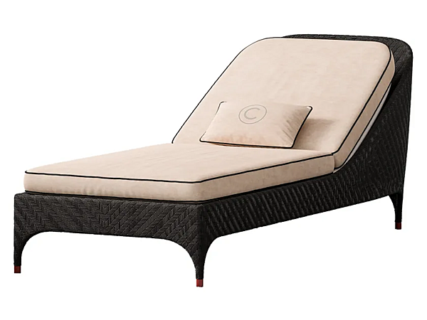 Wooden and fabric outdoor garden bed CPRN HOMOOD OD1001, OD1003 factory CPRN HOMOOD from Italy. Foto №1