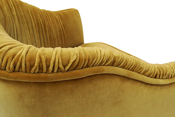 Upholstered velvet armchair Stola BRABBU factory BRABBU from Italy. Foto №5