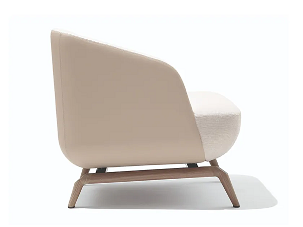 Fabric armchair with armrests GIORGETTI Janet factory GIORGETTI from Italy. Foto №2