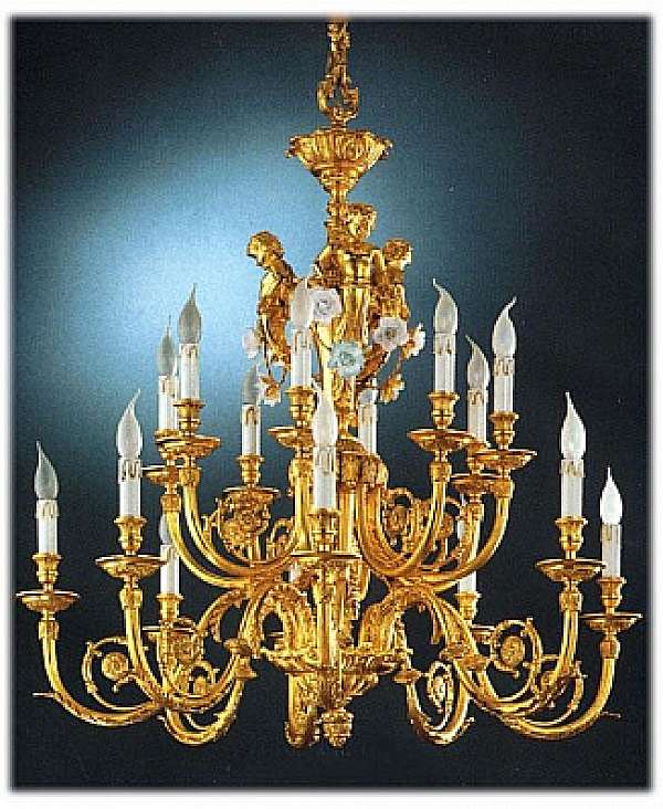 Chandelier FBAI 3135/8+8 factory FBAI from Italy. Foto №1