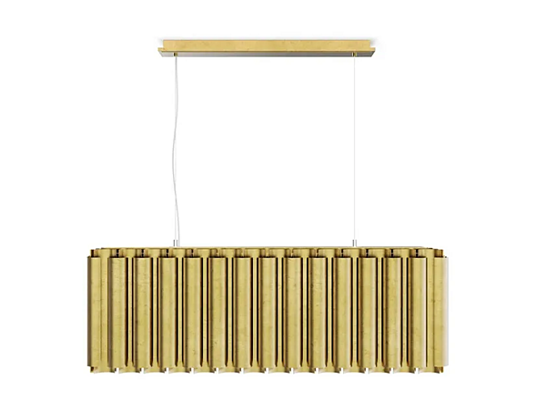 Brass Pendant Lamp Aurum I BRABBU factory BRABBU from Italy. Foto №1