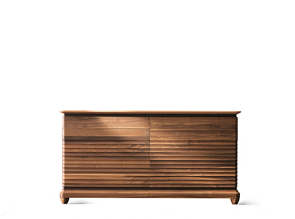 Walnut sideboard with doors DALE Traccia A 102 factory DALE from Italy. Foto №1