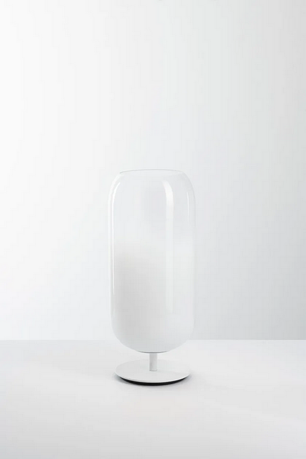 LED Table Lamp in Blown Glass Gople Artemide factory Artemide from Italy. Foto №6